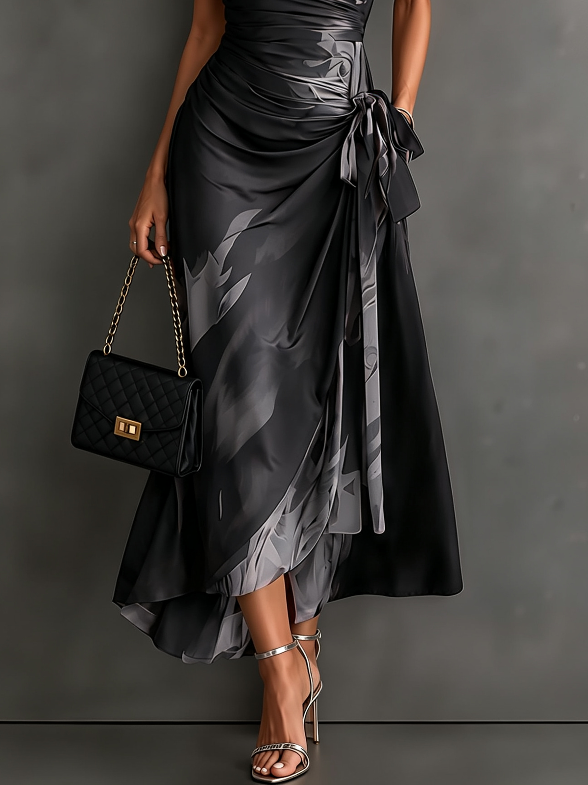 Scarlett | Elegant Wrap Midi Dress