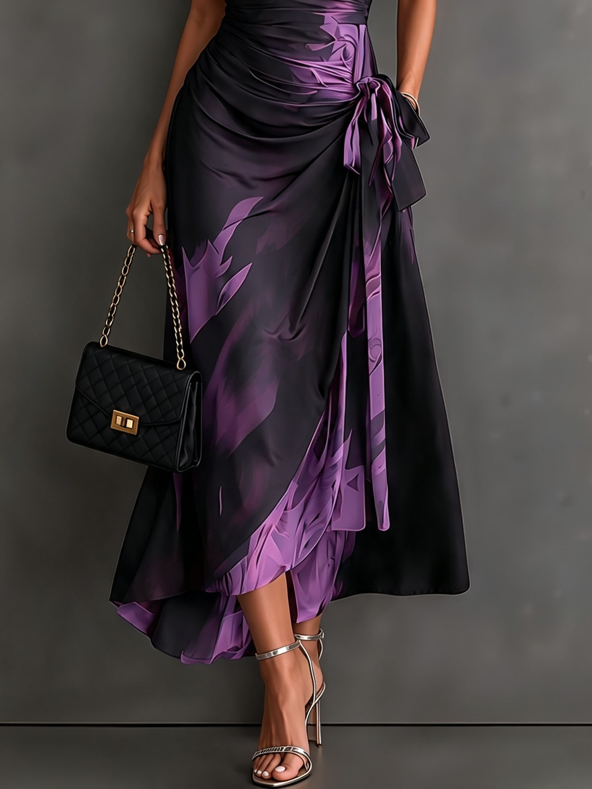 Scarlett | Elegant Wrap Midi Dress