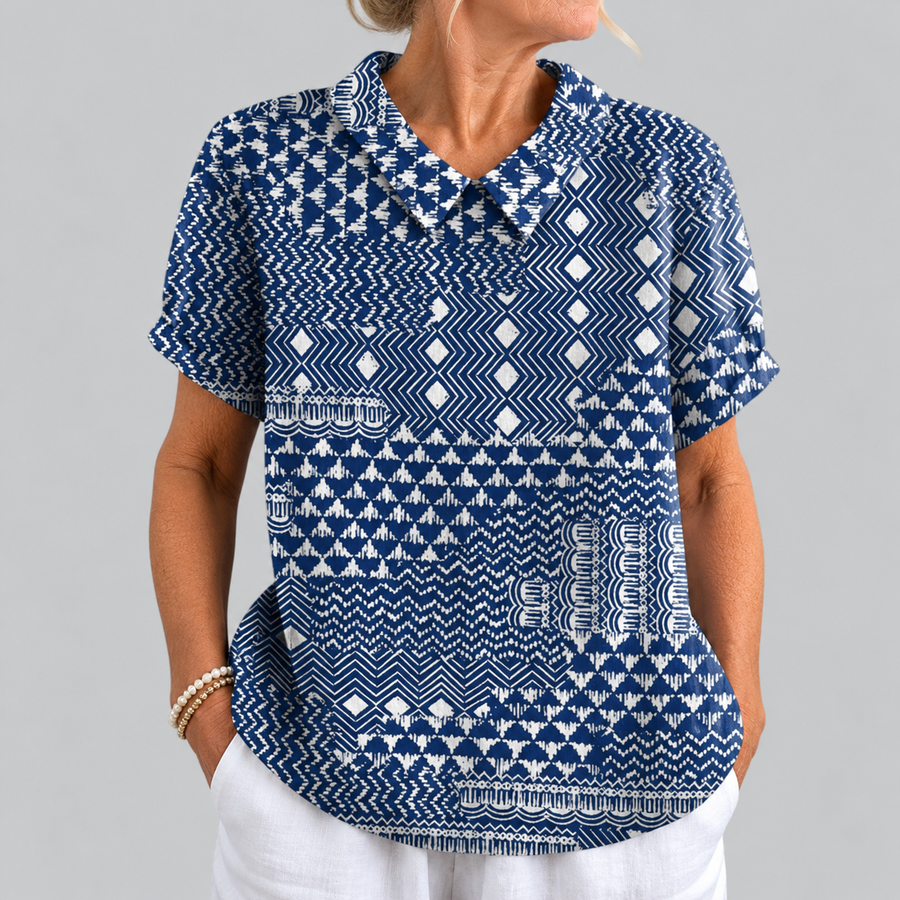 Zarah | Tribal Print Blouse
