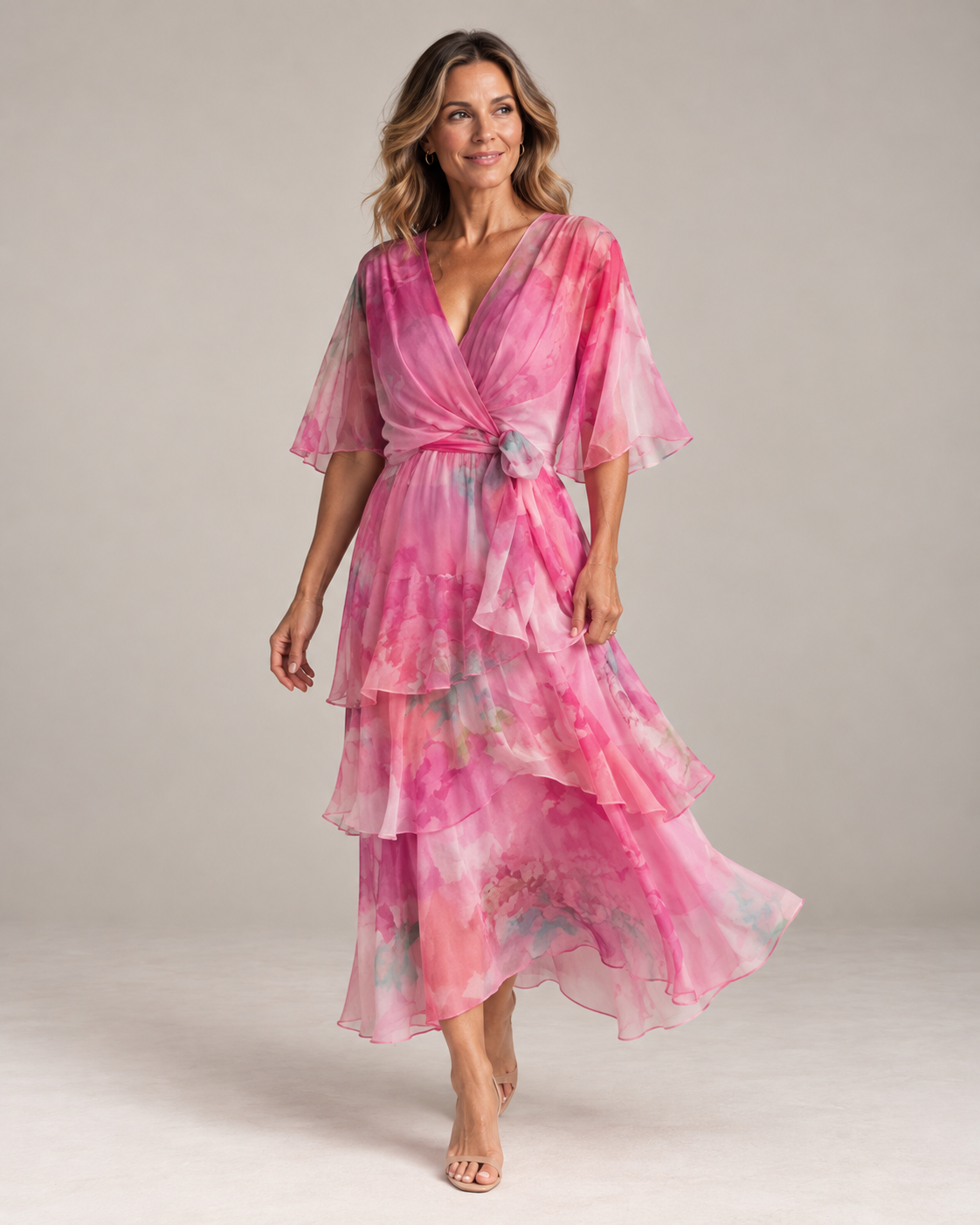 Solana Floral Layer Dress
