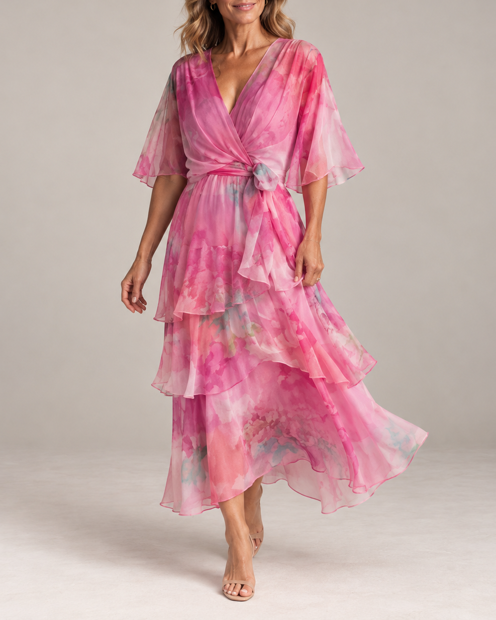 Solana Floral Layer Dress