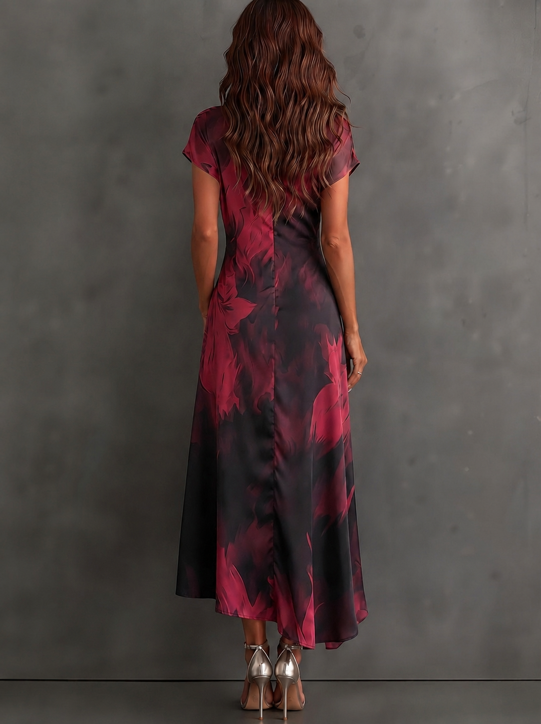 Scarlett | Elegant Wrap Midi Dress