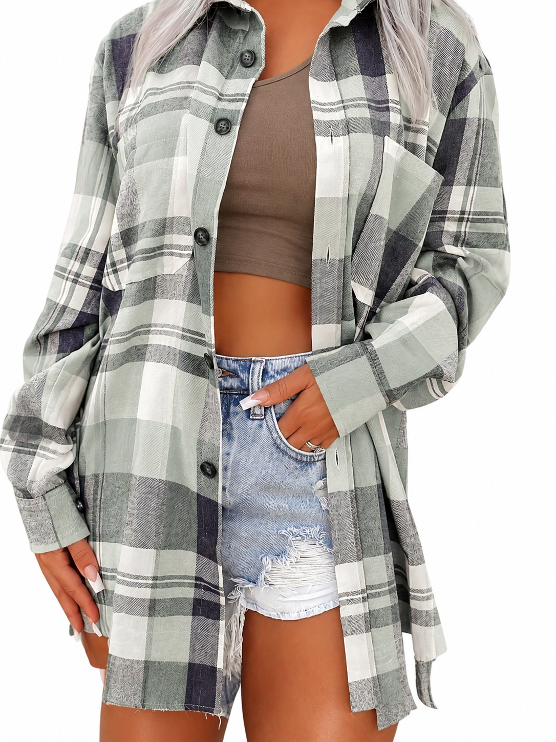 MILLY | WOMEN'S LONG SLEEVE SUMMER SHIRT