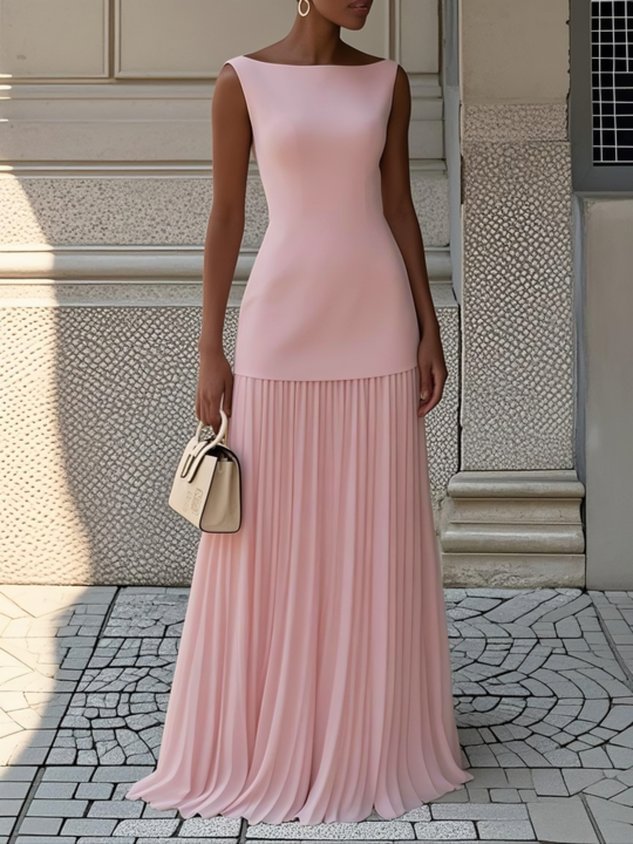 Shana™ Pleated Maxi Dress