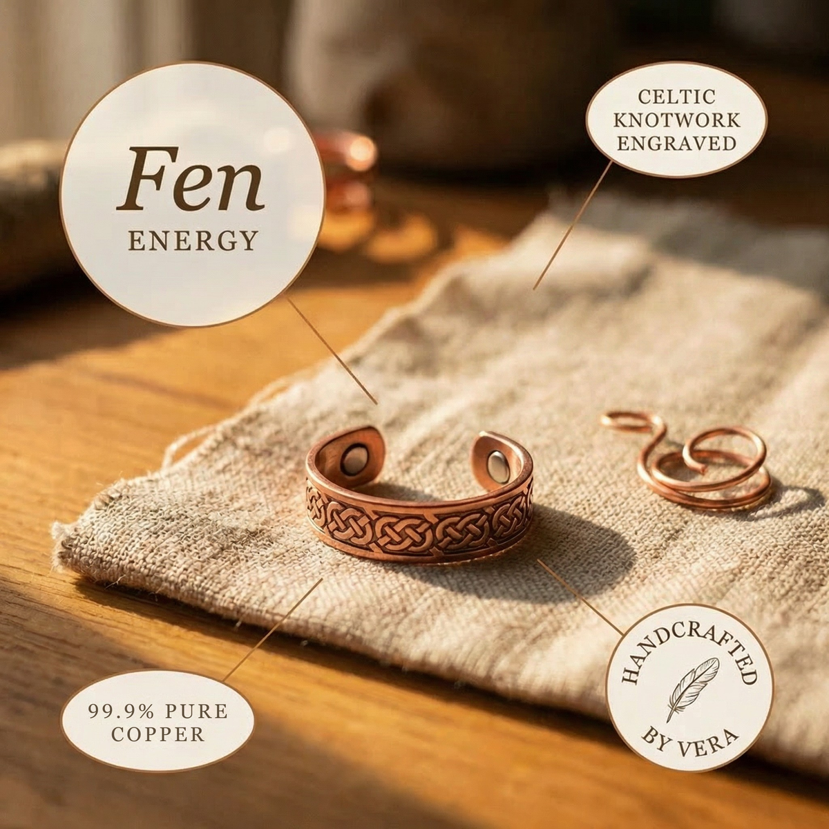 Hester's Fen Copper Ring