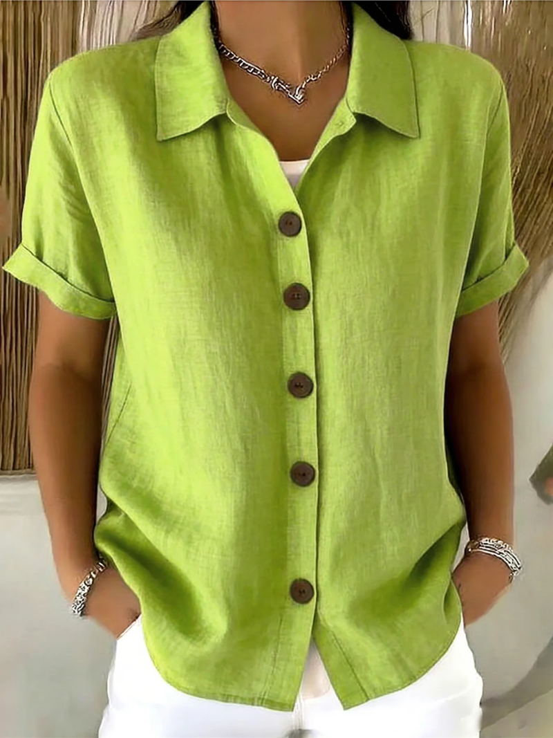 Mabel | Classic Button-Up Shirt