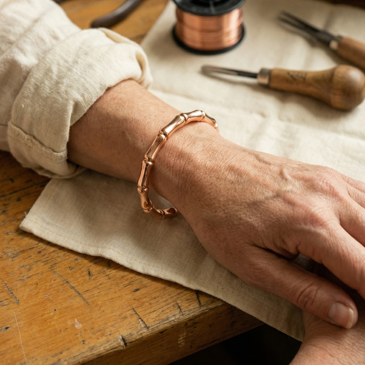 Hester's Thicket Copper Bracelet