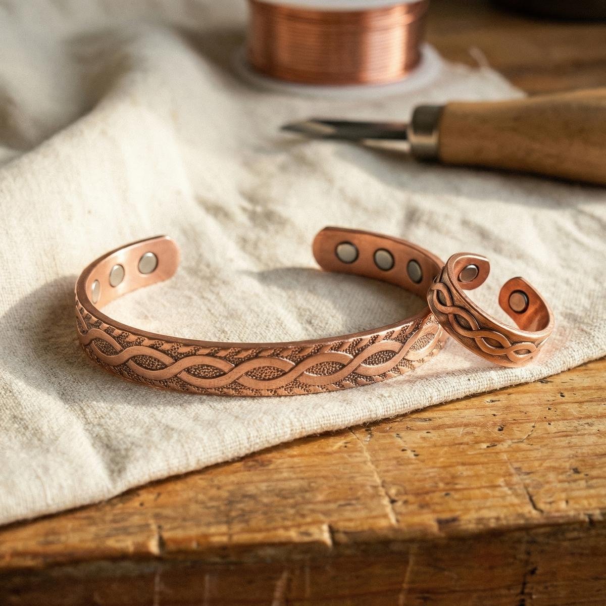 Hester's Knot Copper Set
