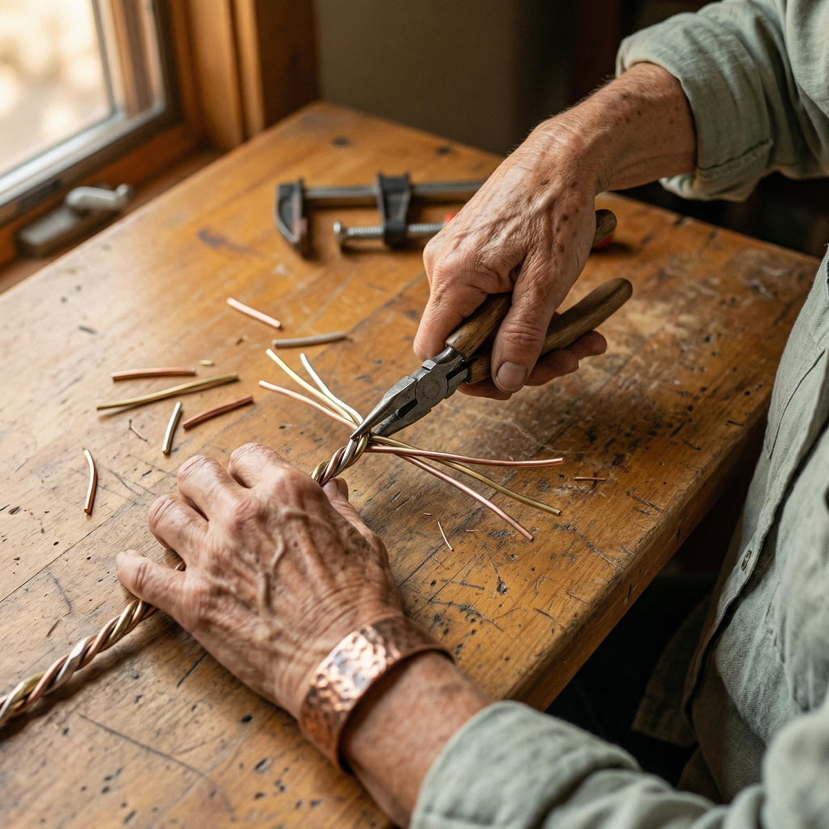 Hester's Stone Copper Bracelet