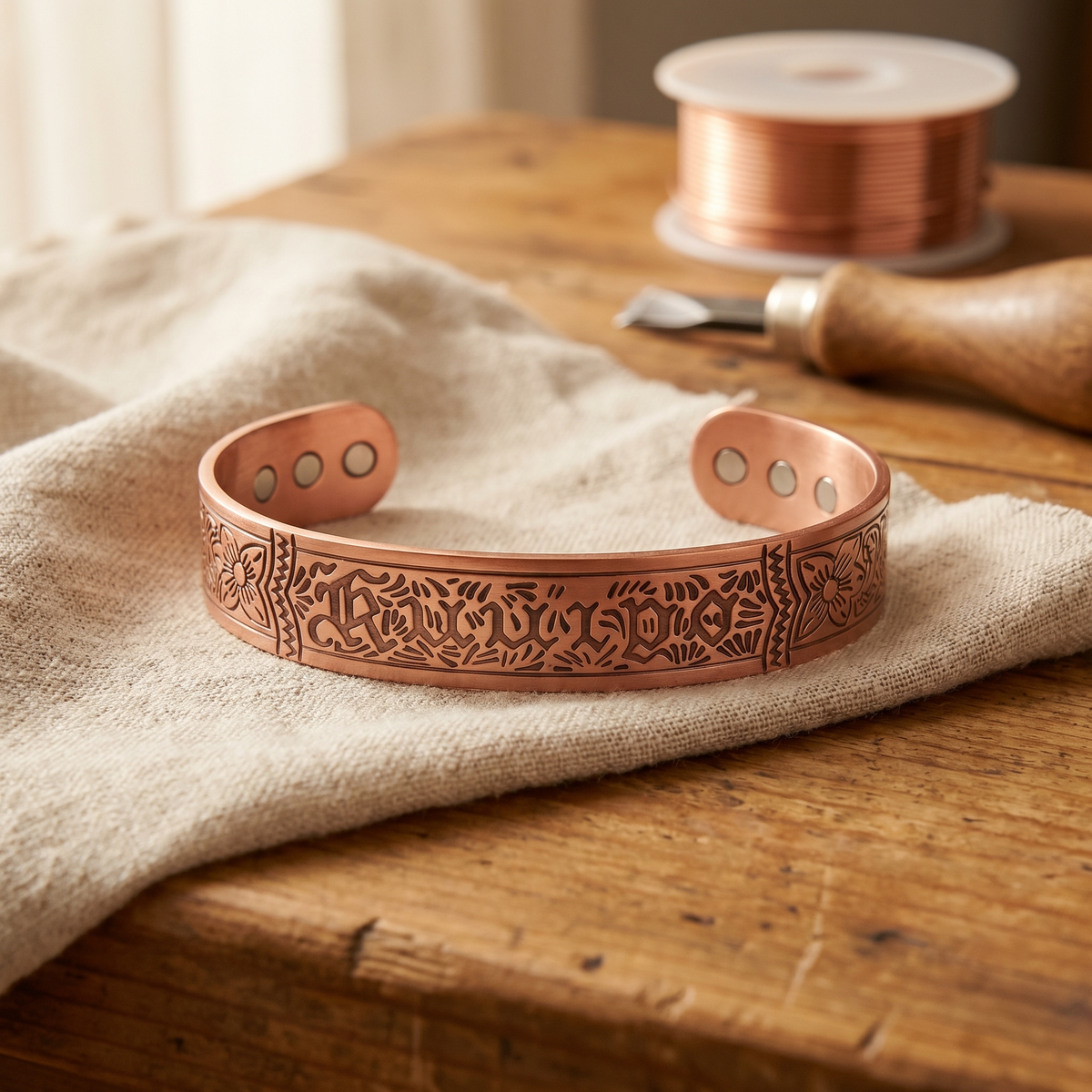 Hester's Drift Copper Bracelet