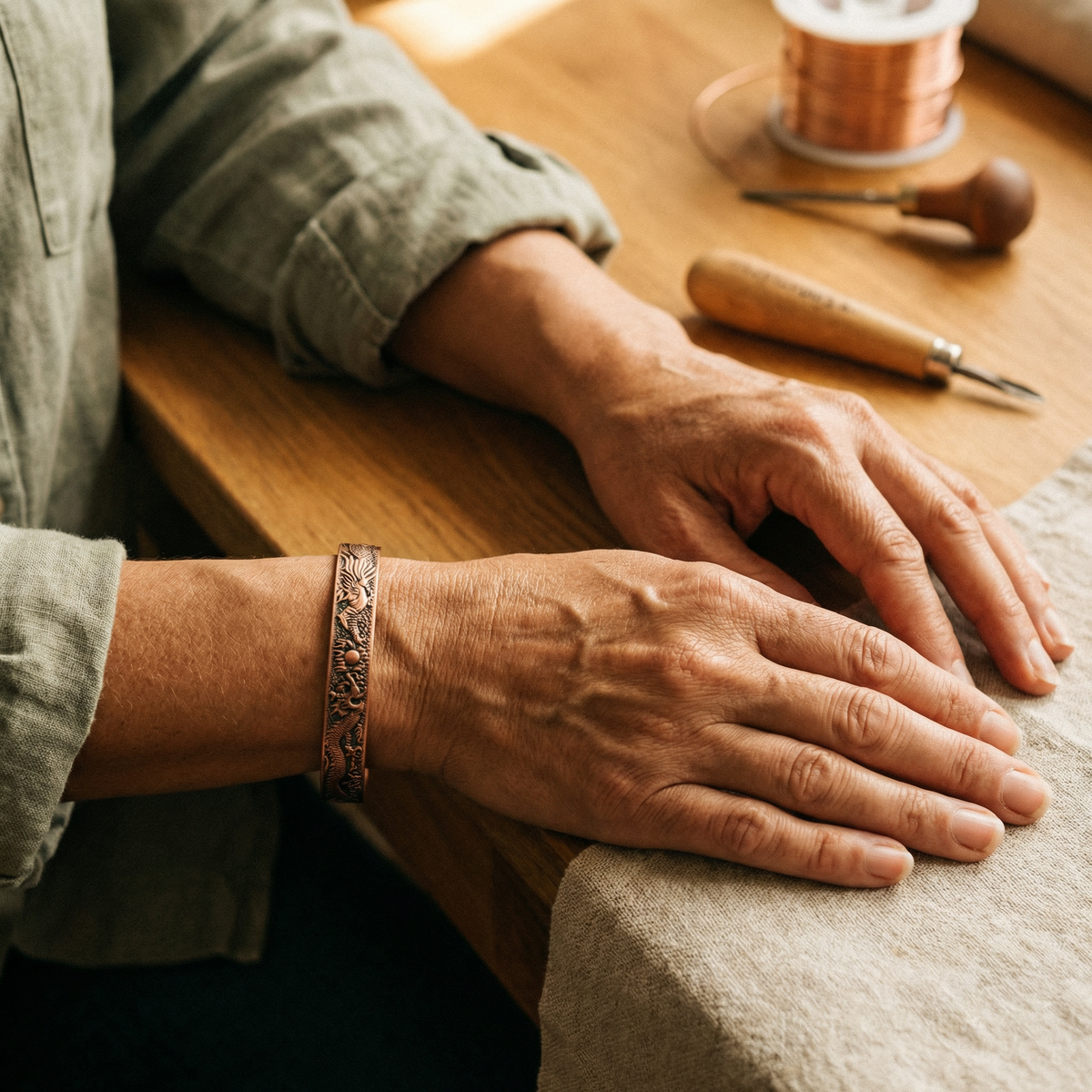Hester's Loam Copper Bracelet
