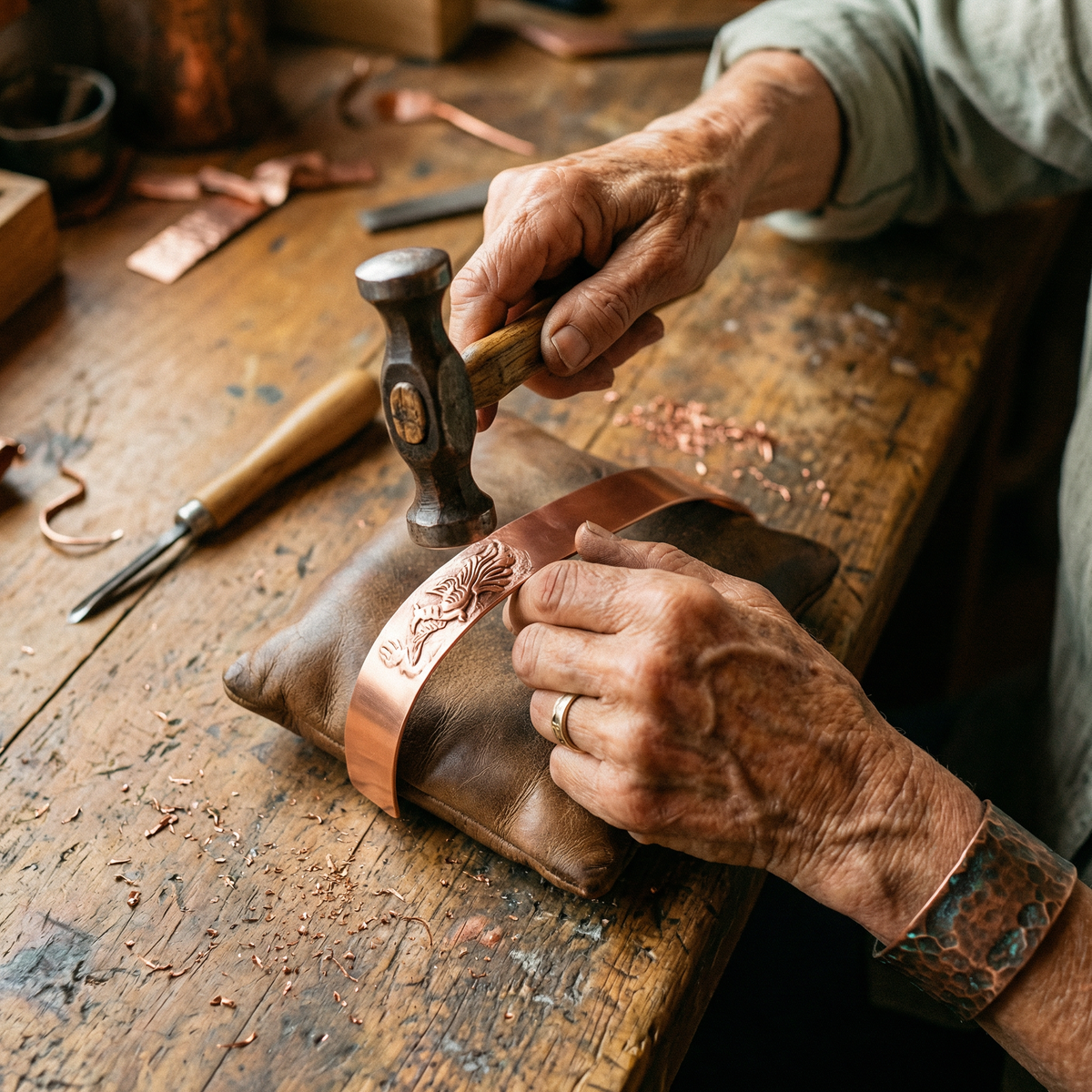 Hester's Loam Copper Bracelet