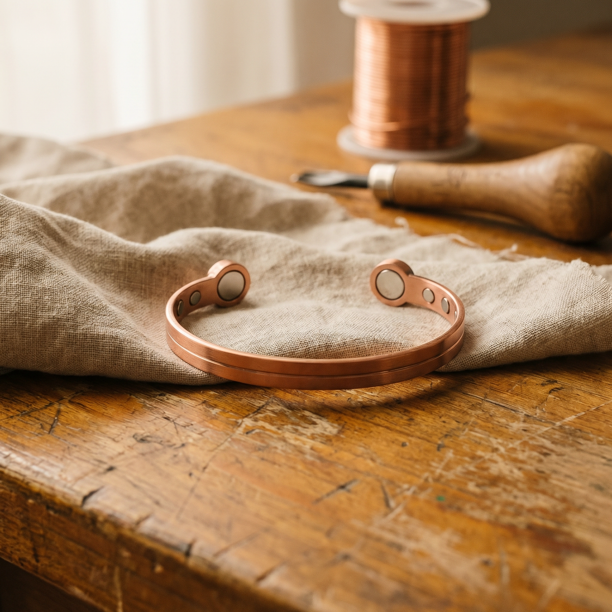 Hester's Wick Copper Bracelet