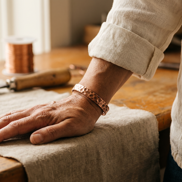 Hester's Furrow Copper Bracelet