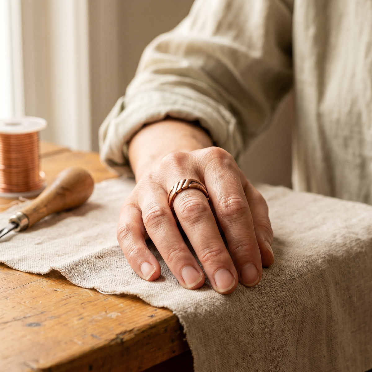 Hester's Peat Copper Ring