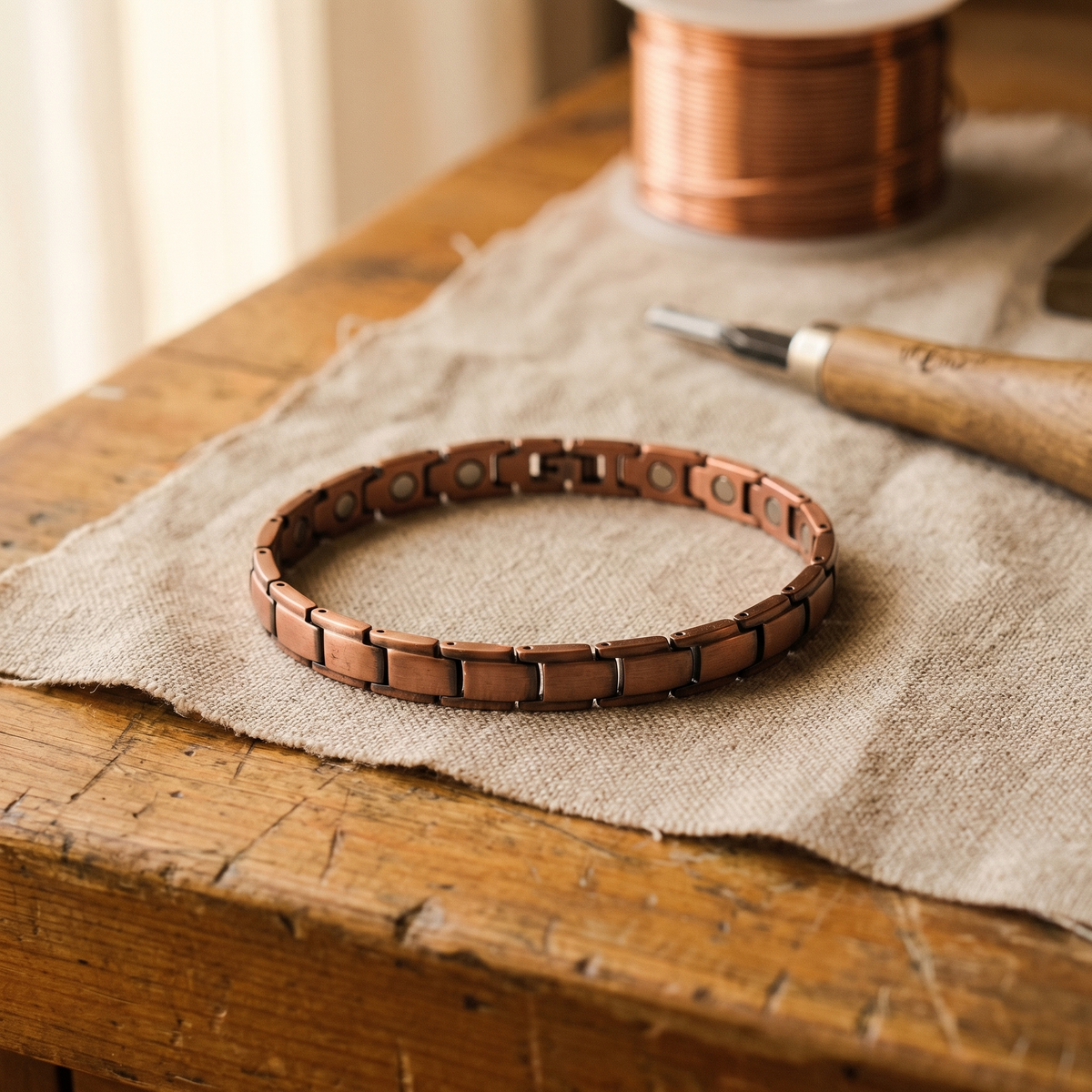 Hester's Shore Copper Anklet