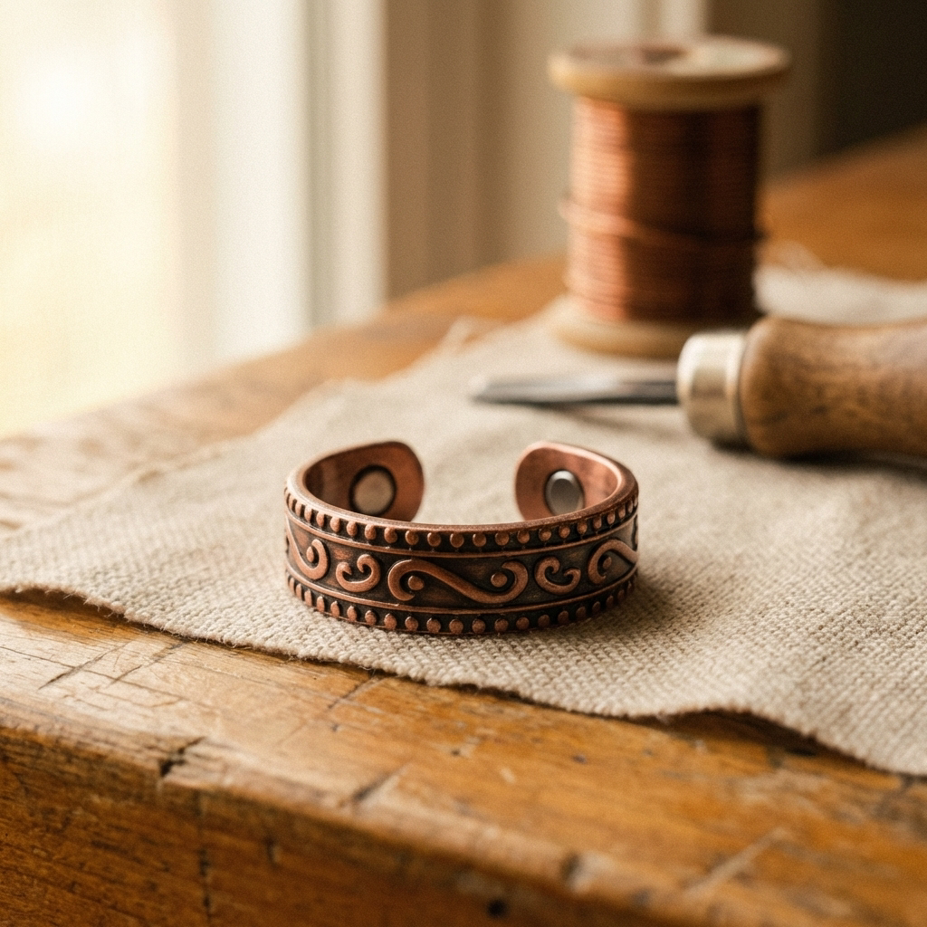 Hester's Fern Copper Ring