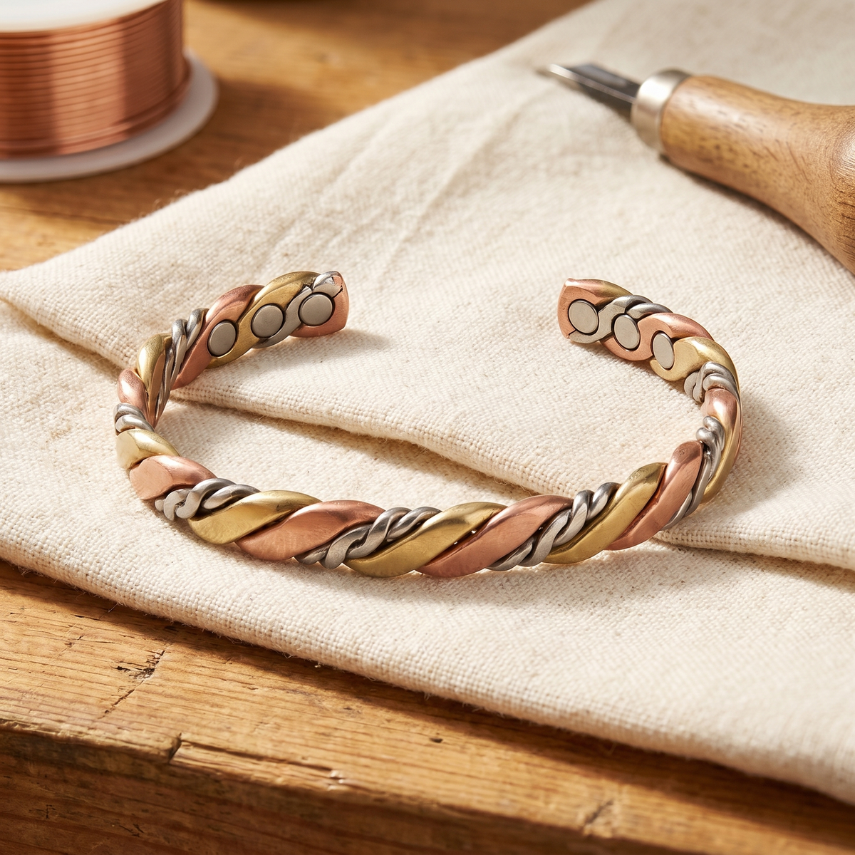 Hester's Stone Copper Bracelet