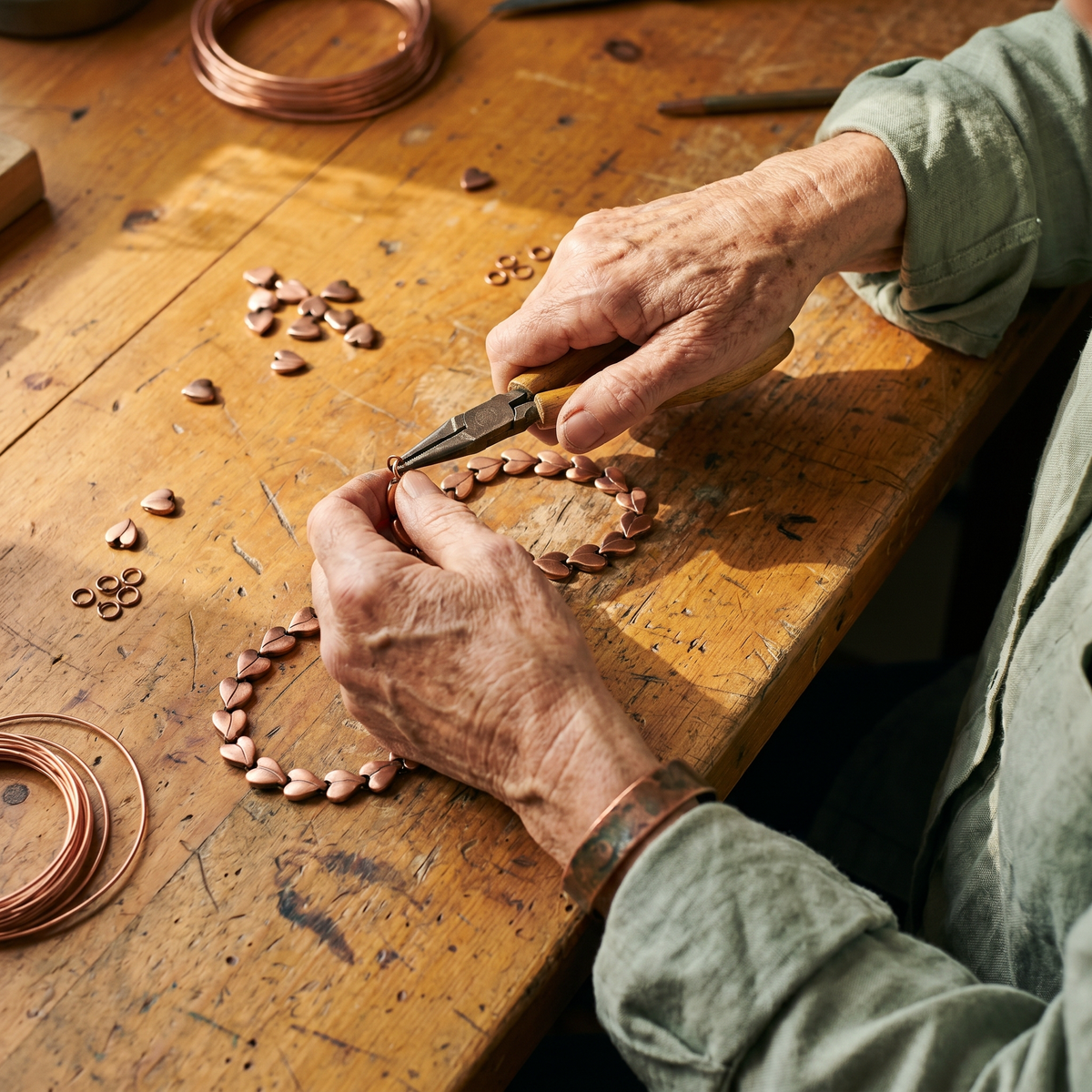 Hester's Briar Copper Necklace