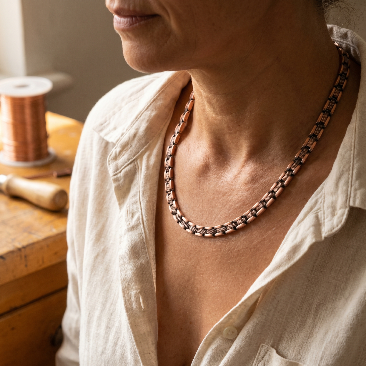 Hester's Haze Copper Necklace