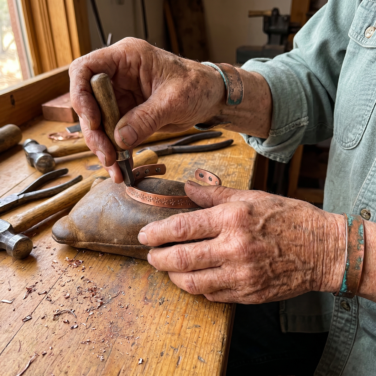 Hester's Loch Copper Bracelet