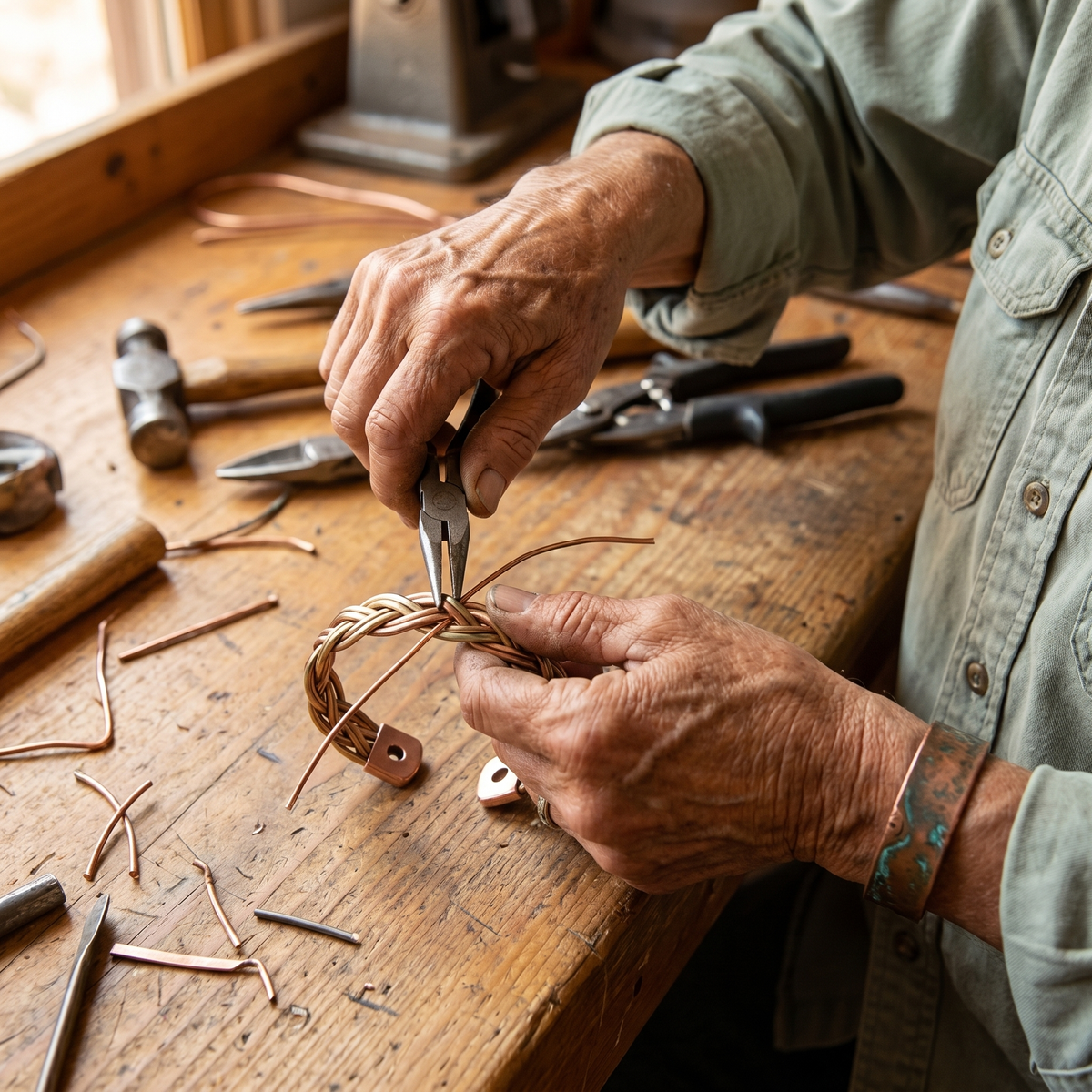 Hester's Mire Copper Bracelet