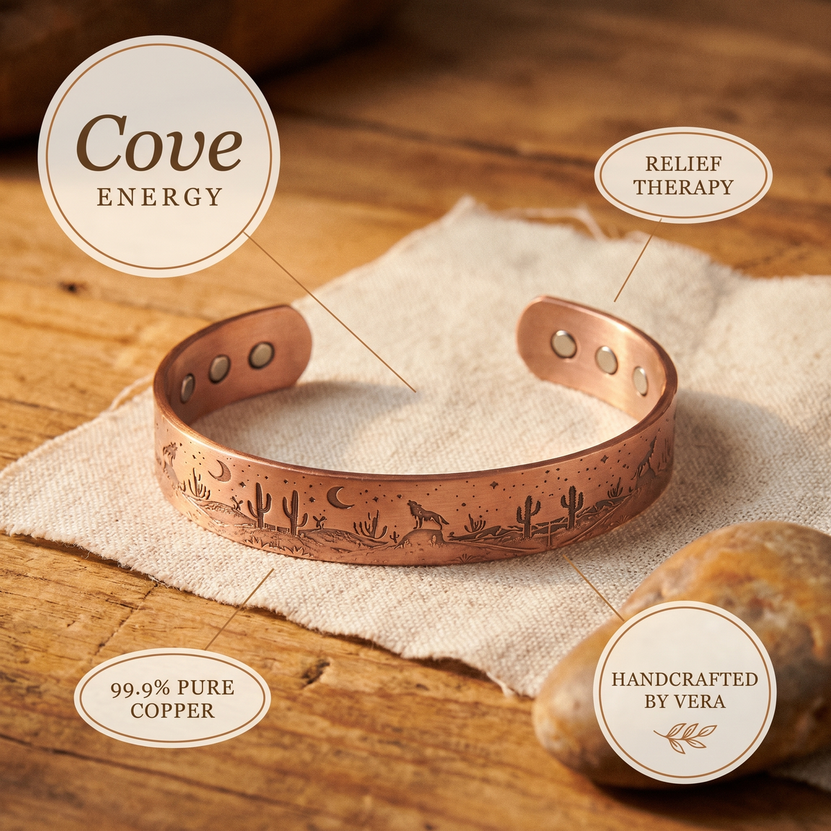 Hester's Cove Copper Bracelet