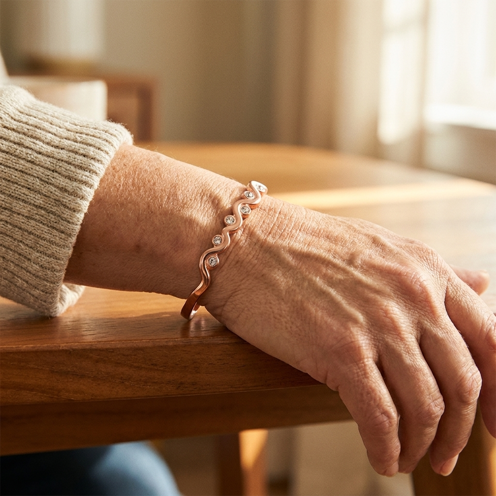 Hester's Lark Copper Bracelet