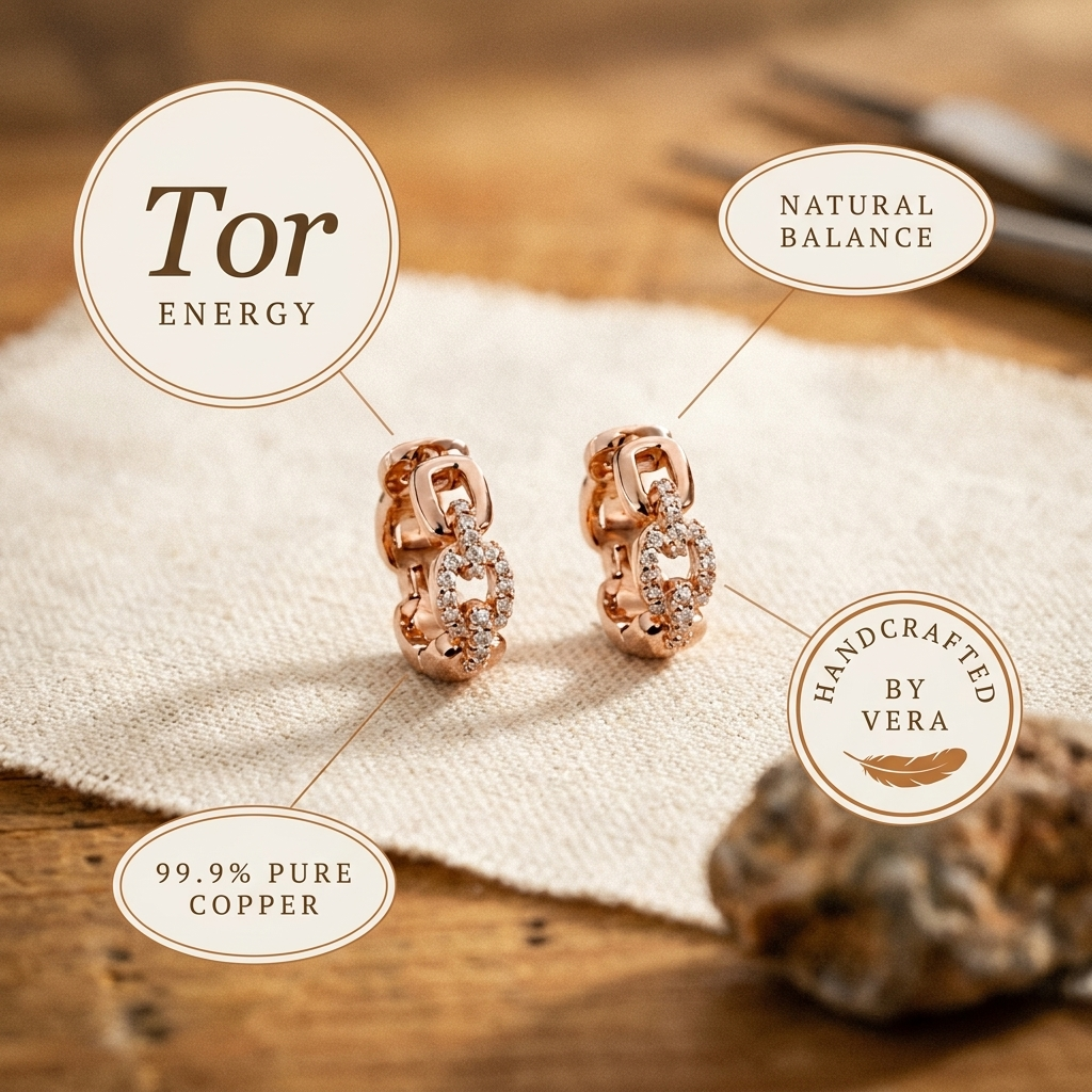 Hester's Tor Copper Earrings