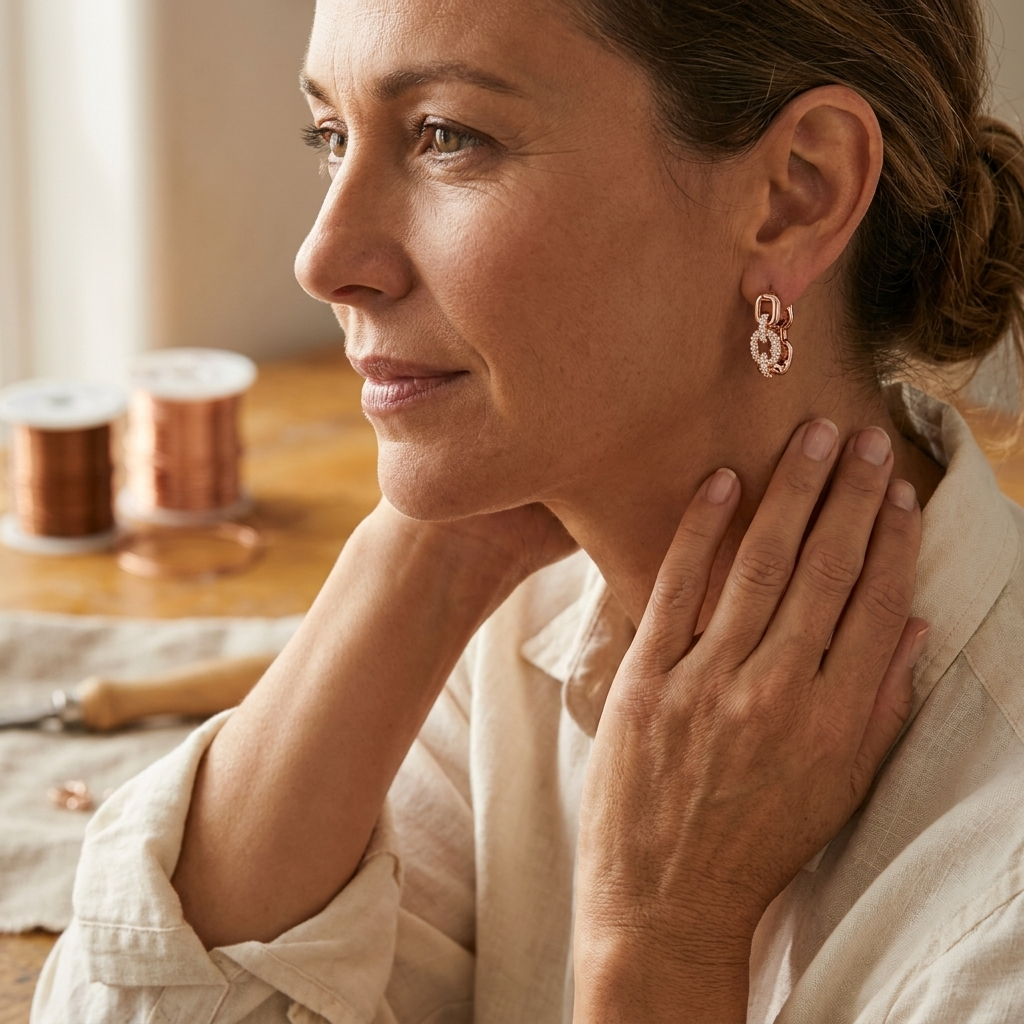 Hester's Tor Copper Earrings