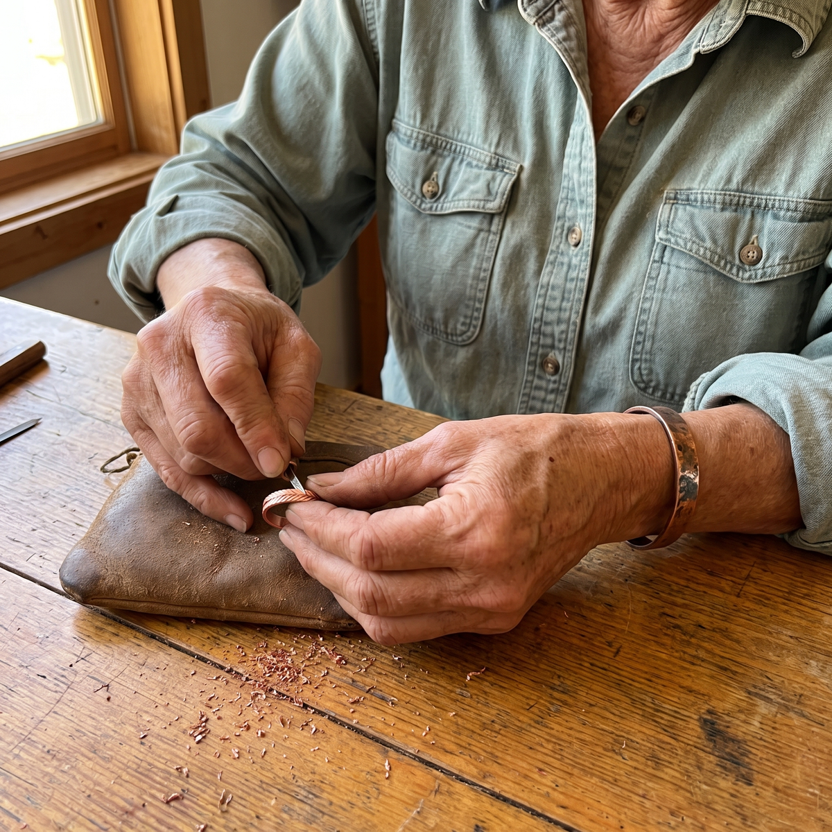 Hester's Root Copper Ring