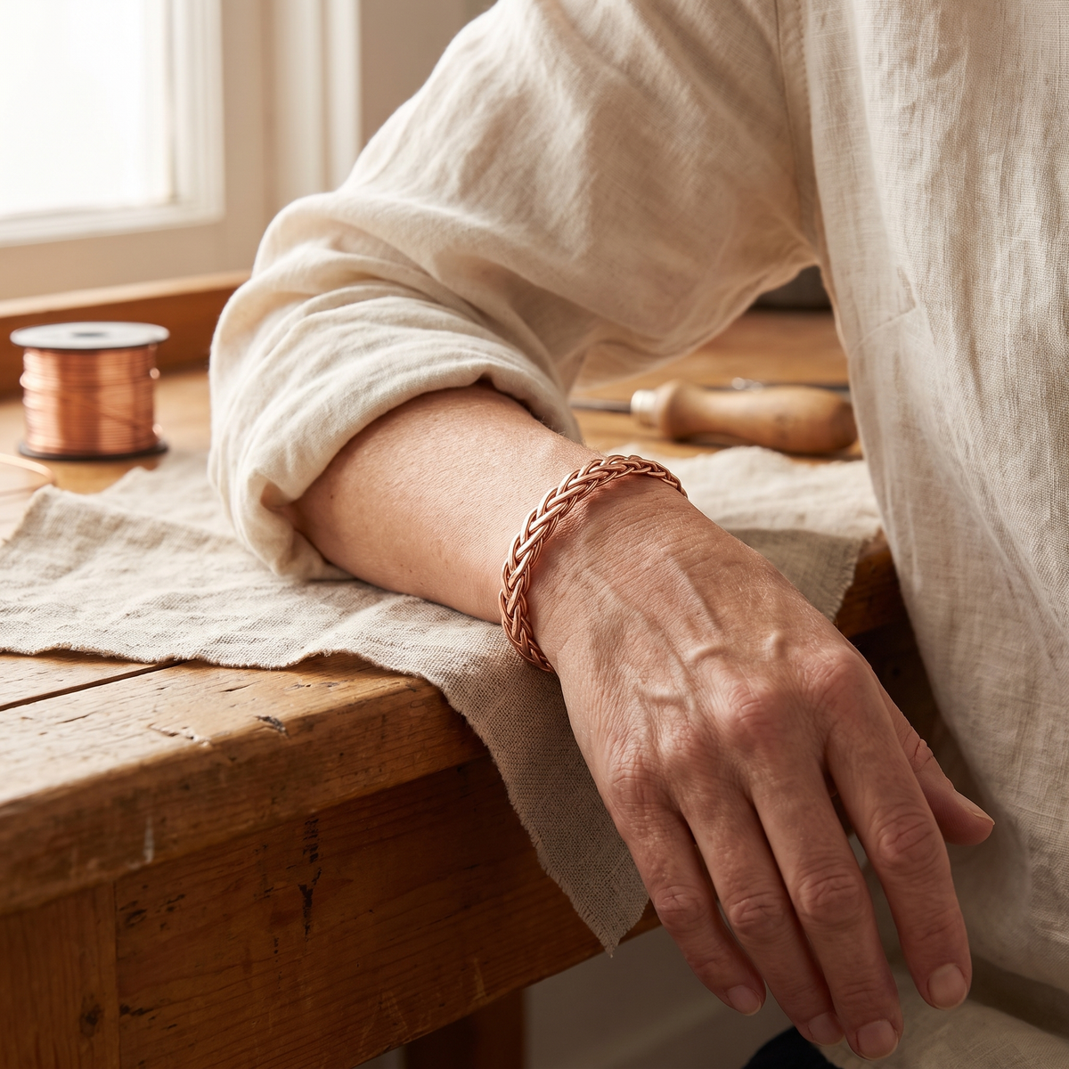 Hester's Bramble Copper Bracelet