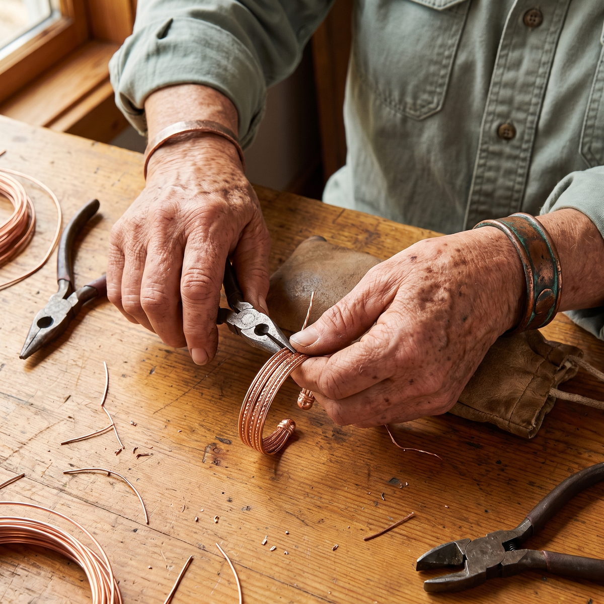 Hester's Swift Copper Bracelet