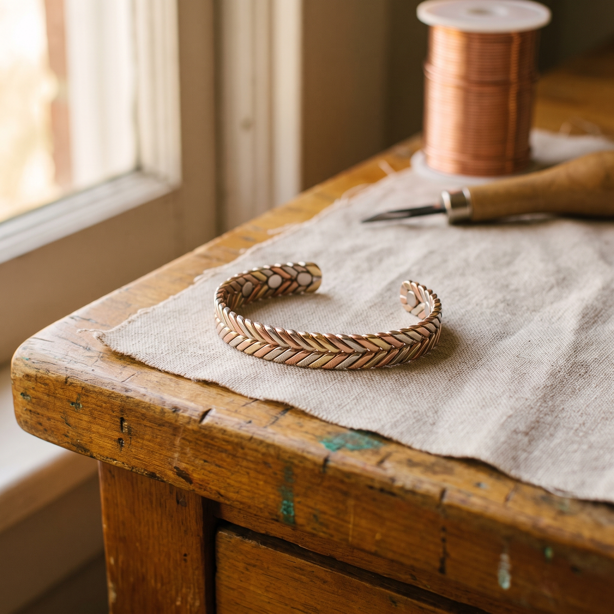 Hester's Copse Copper Bracelet