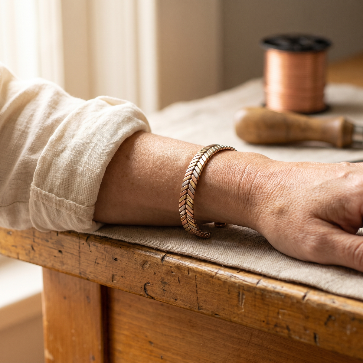 Hester's Copse Copper Bracelet