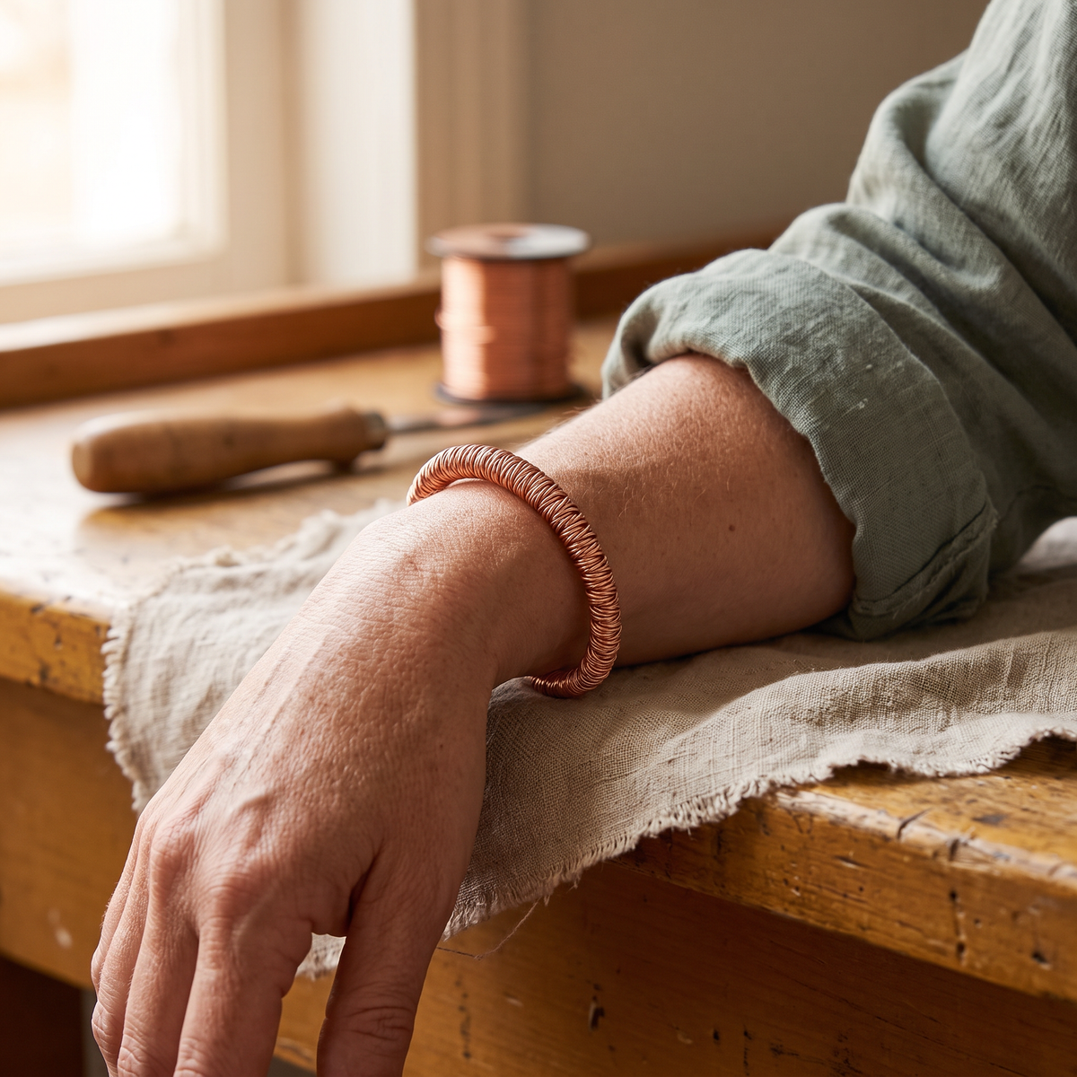 Hester's Fjord Copper Cuff