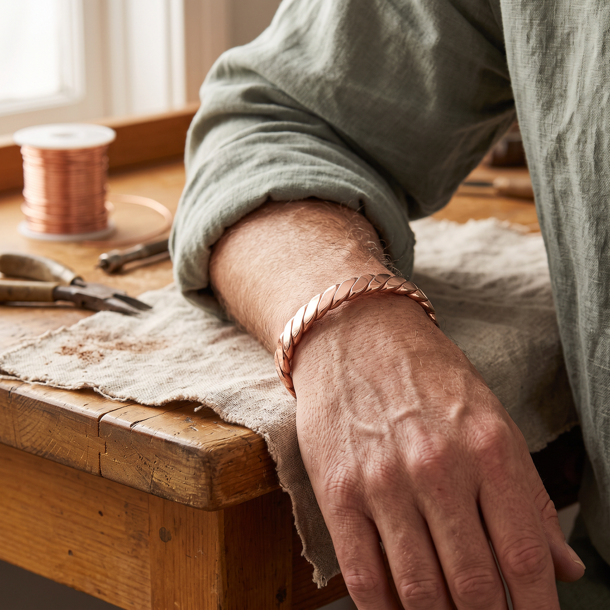Hester's Bough Copper Bracelet