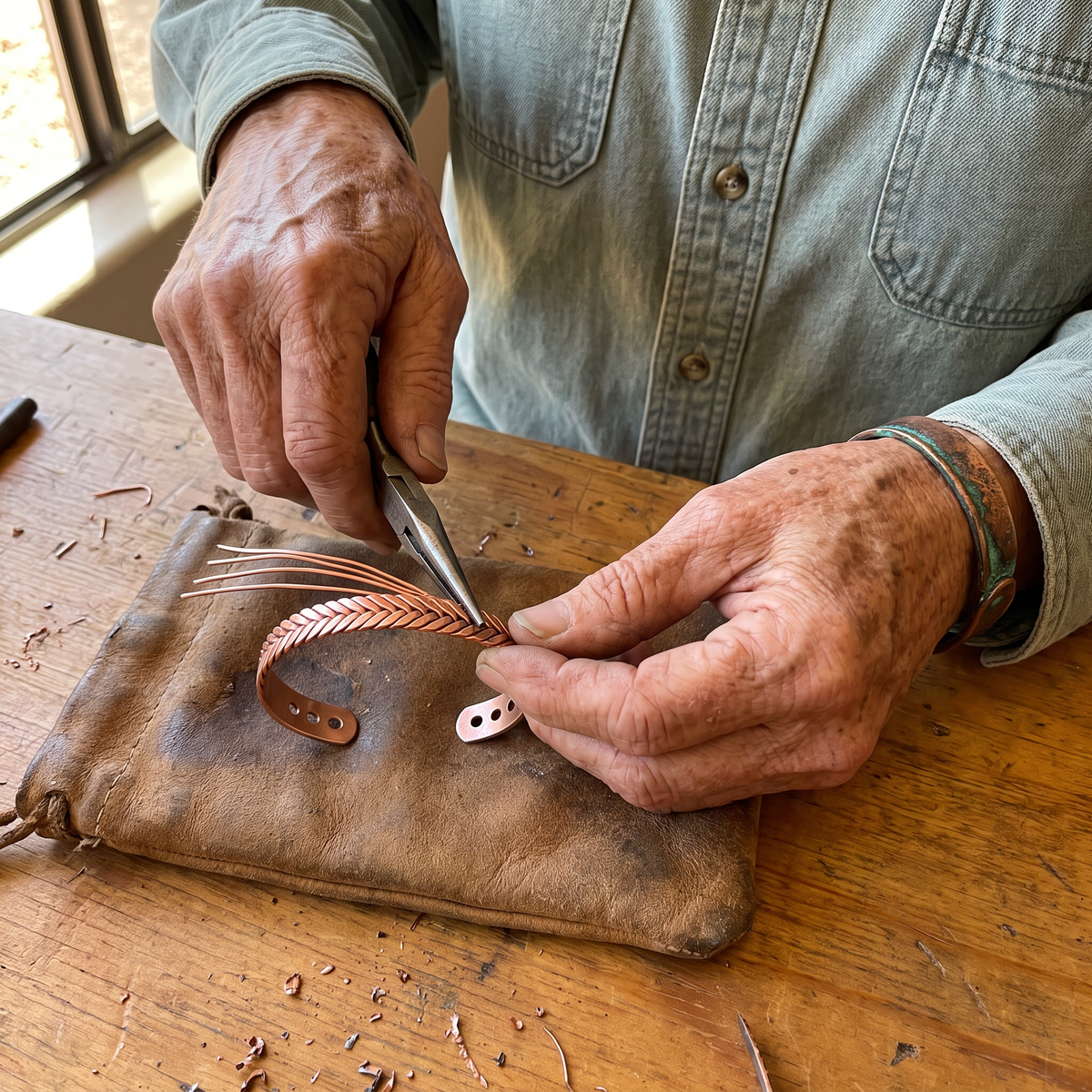 Hester's Furze Copper Bracelet