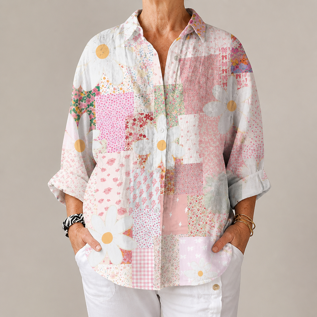 Stephanie | Patchwork Daisy Blouse