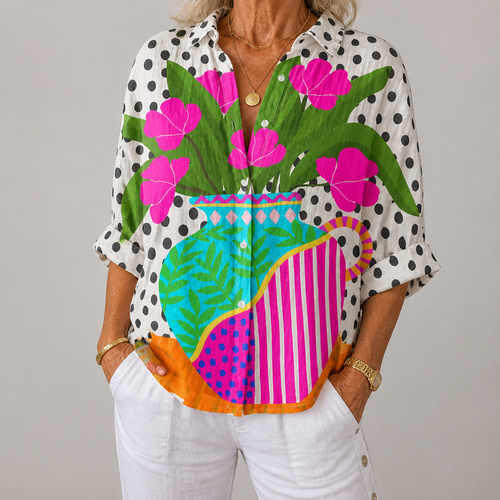 Donna | Blooming Vase Blouse