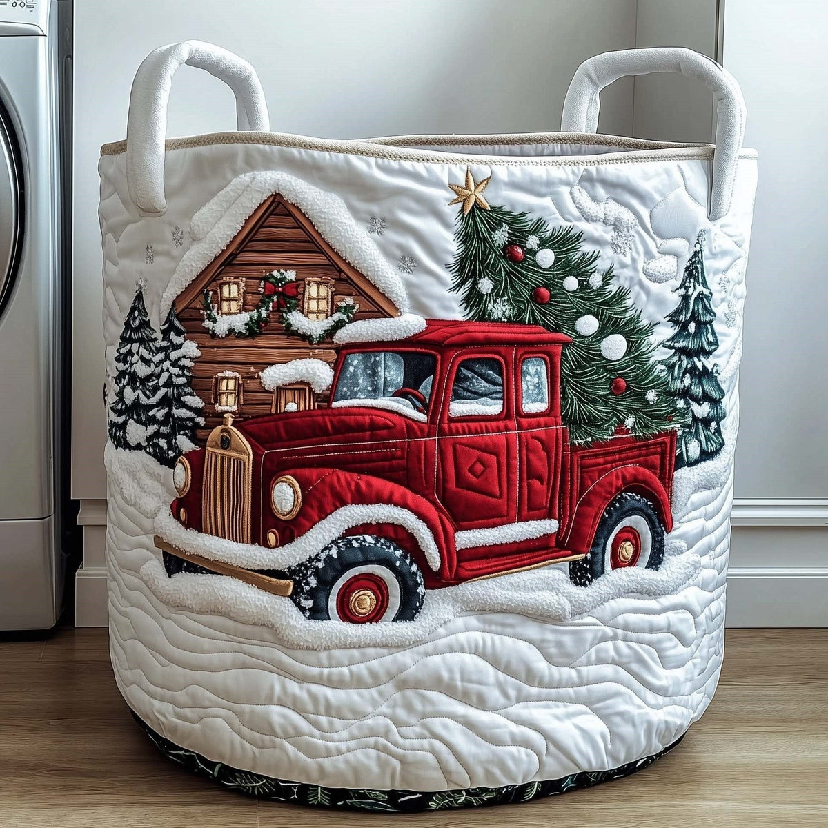 Dolly | Vintage Christmas Pickup Laundry Basket